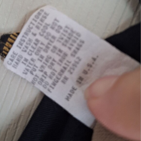 Vintage Anne Klein Black One-Piece Swimsuit - Picture 7 of 9